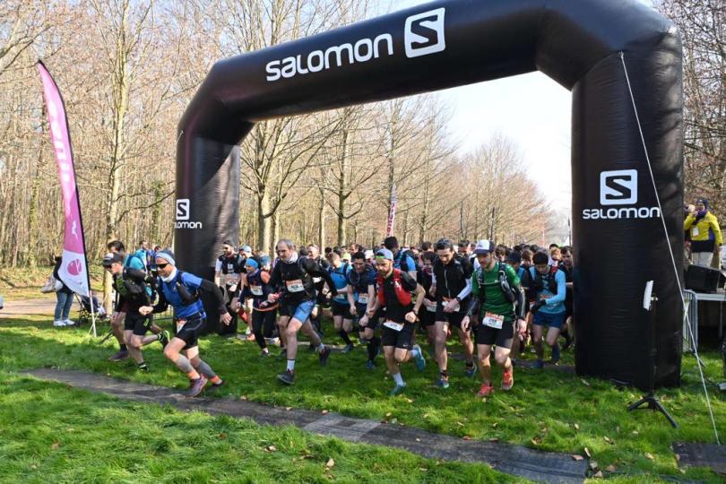 Départ de l'Ecotrail de Paris