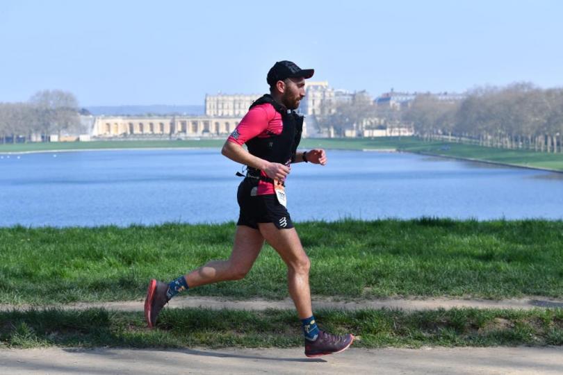 Un coureur de l'Ecotrail de Paris