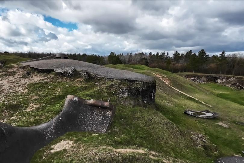 Les restes du Fort de Douaumont