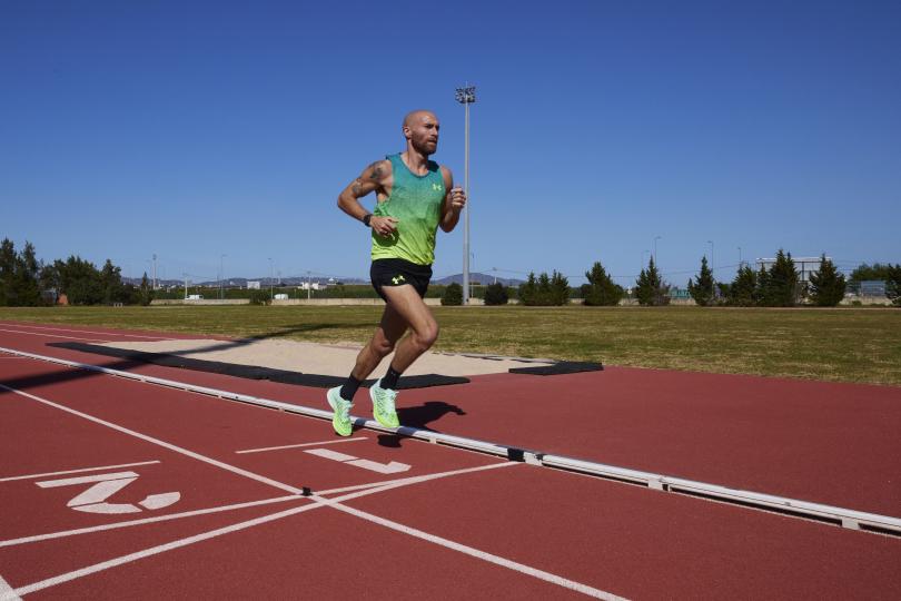 Stephen Scullion à l'entrainement