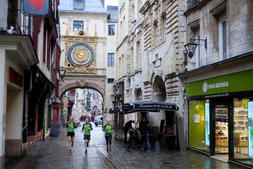 La Station de Trail Rouen-Seine-Eure, le Gros Horloge dans Rouen