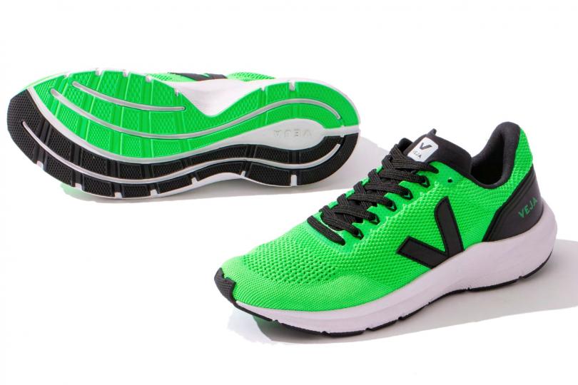 Les Veja Marlin, en vert bien vif