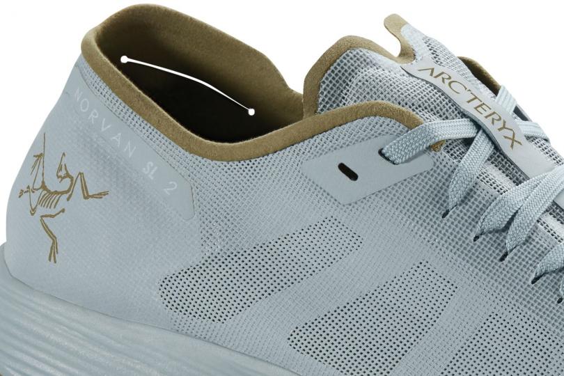 Arcteryx Norvan SL 2, zoom sur le talon