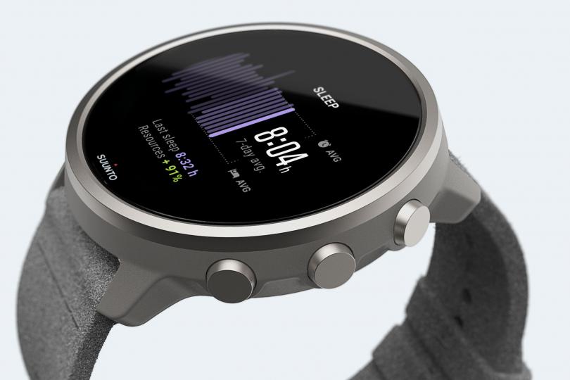 Lunette de la Suunto 7 Titanium