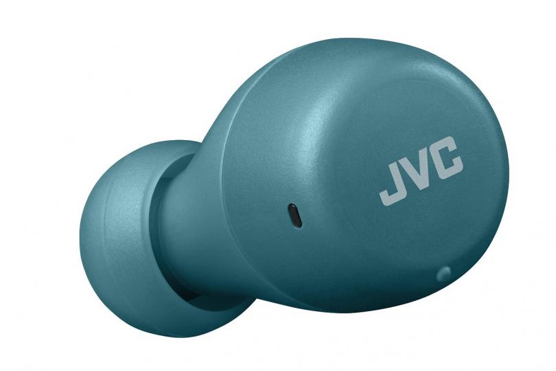 Zoom sur l'écouteur JVC AE5T / vert