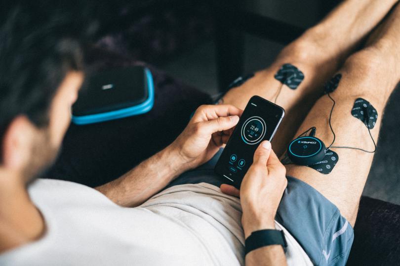 Utilisation via l'application du Compex Mini