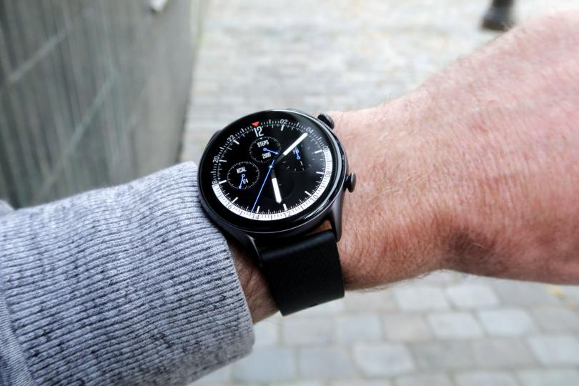Une des watchfaces personnalisées de la Amazfit GTR3 Pro
