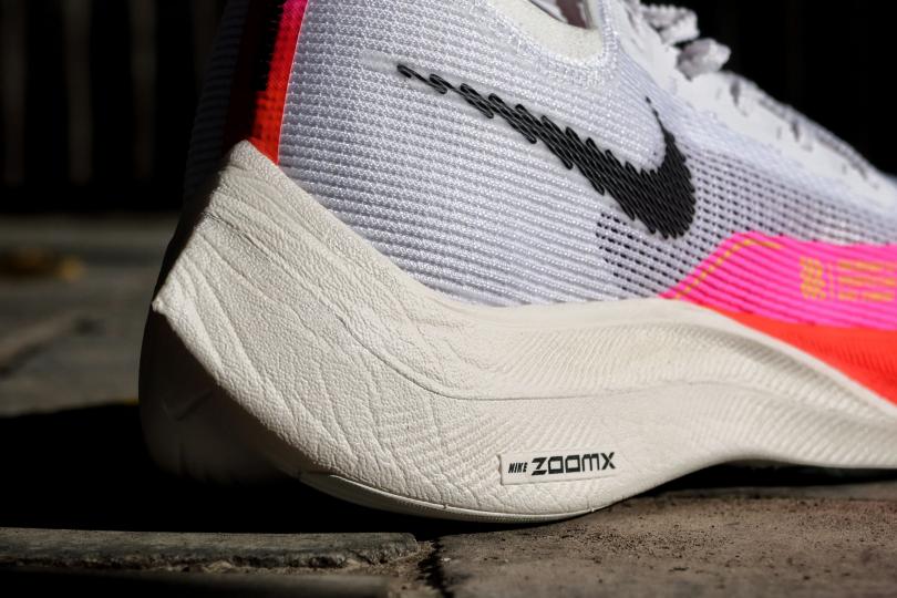 Le talon au look particulier de la Nike Vaporfly Next % 2