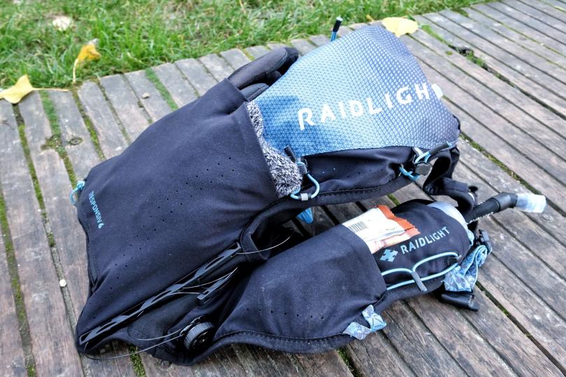 Le sac/gilet Raidlight Responsiv 6l chargé