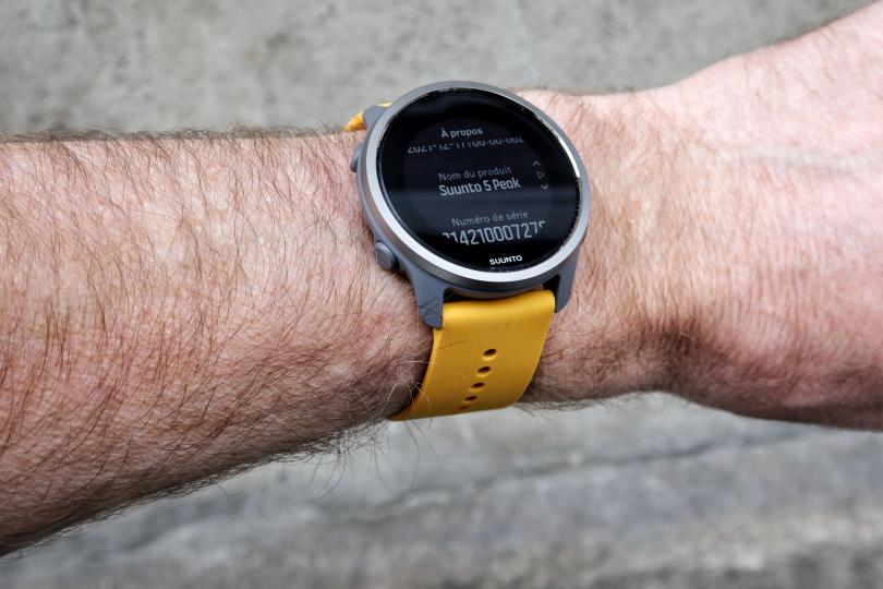 La version de la Suunto 5 Peak