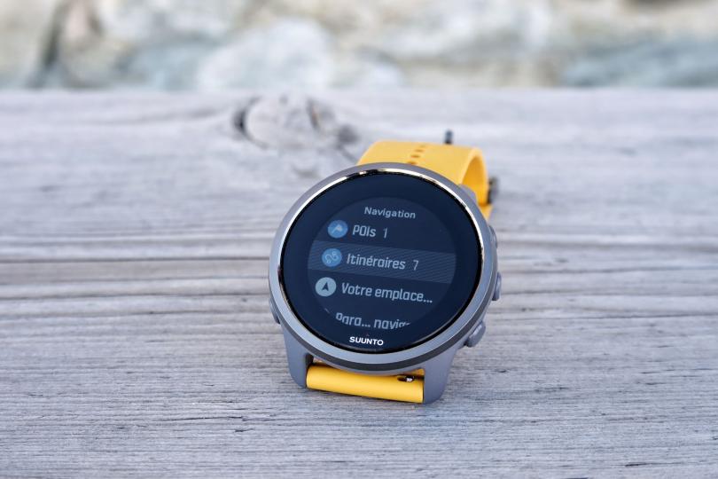 Les itinéraires et Pois sur la Suunto 5 Peak