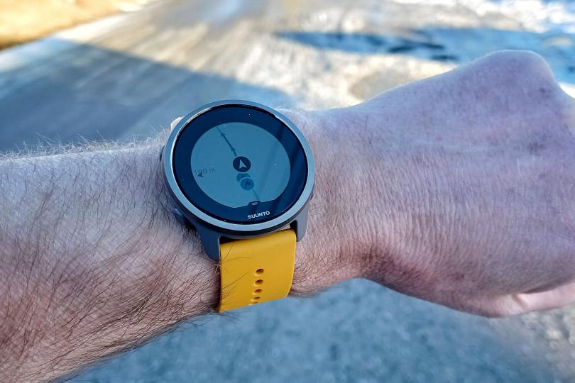 Le test du suivi d'itinéraire sur la Suunto 5 Peak