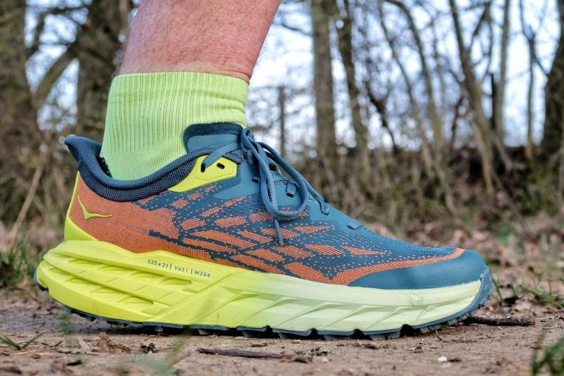 Hoka SpeedGoat 5, test terrain