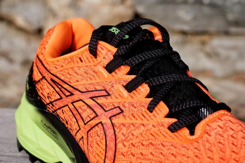 Les lacets des Asics Gel FujiTrabuco 10