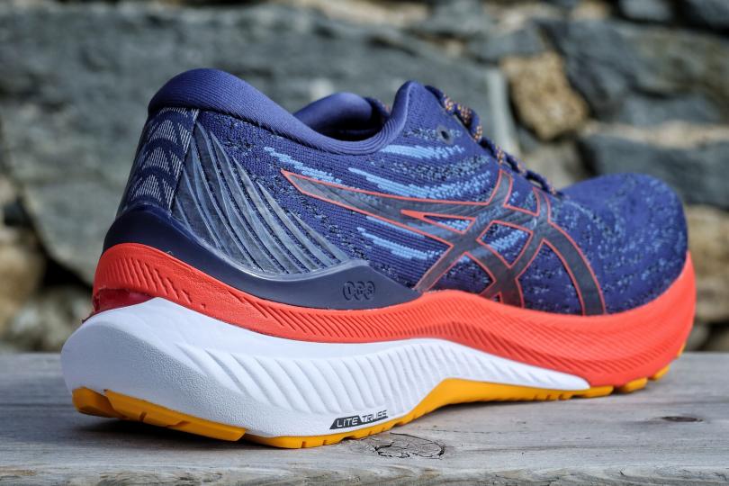 Le talon de la Asics Kayano 29