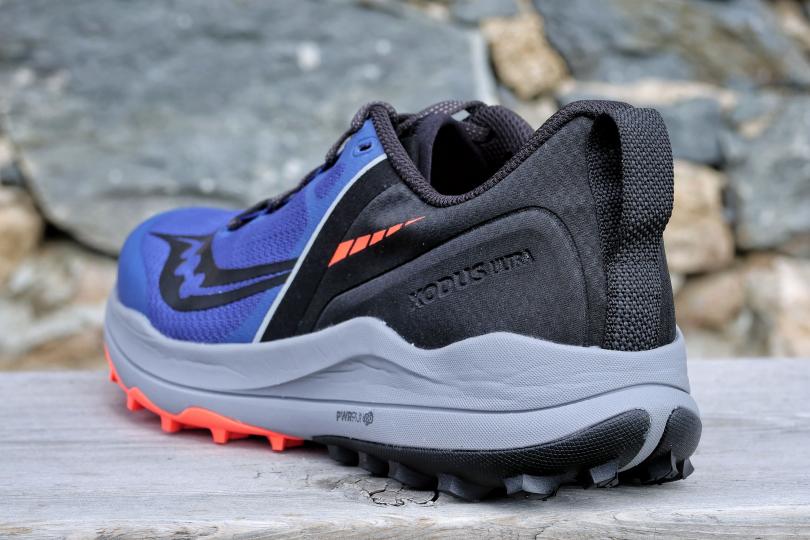 La protection talonnière de la Saucony Xodus Ultra
