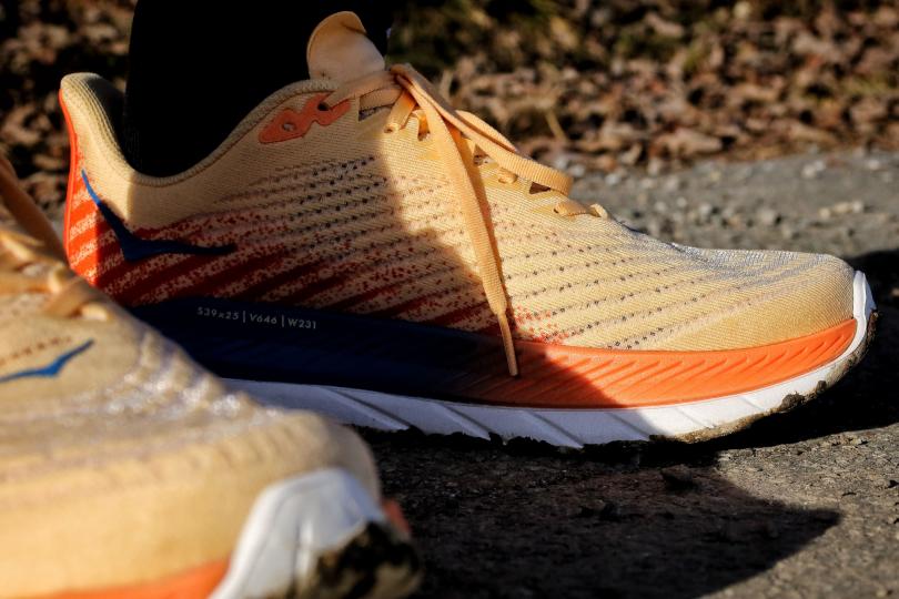 Les Hoka Mach 5 avant le test