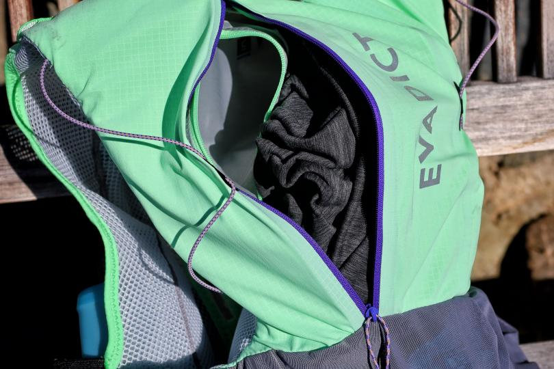 Sac de trail Evadict Femme 8l / poche principale doublée