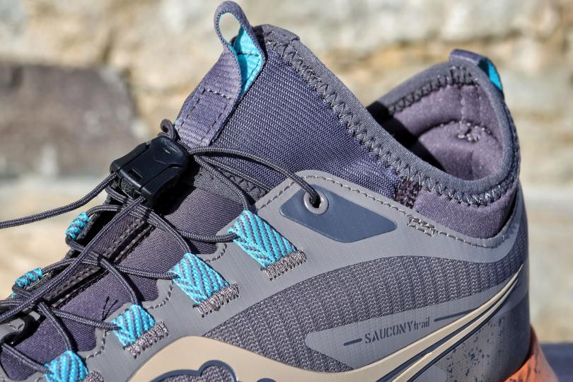Le chausson intégré de la Saucony Peregrine ST 13
