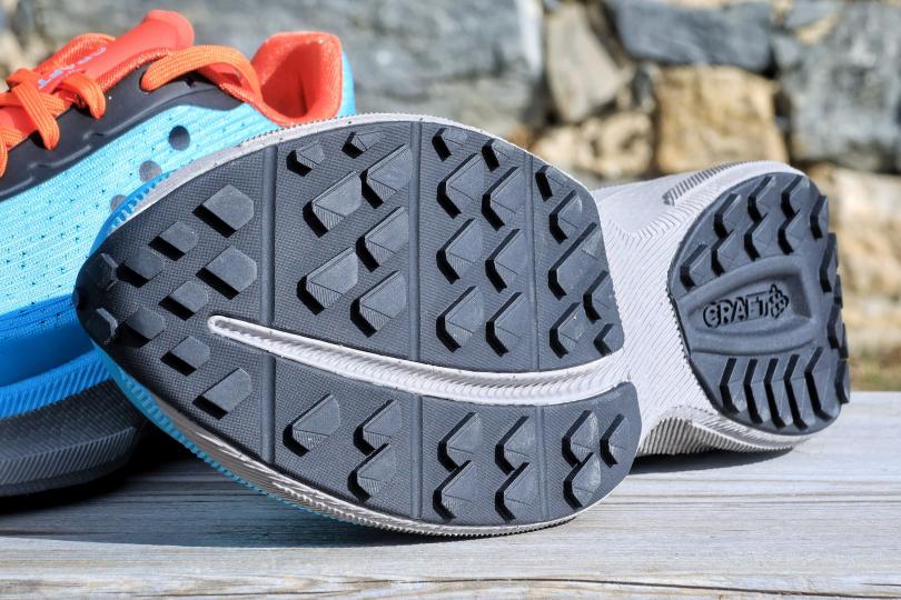 Les crampons et la semelle extérieure des Craft Endurance Trail