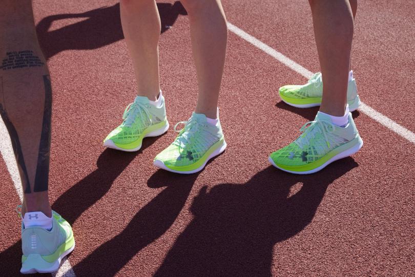 Les Under Armour Velociti Elite à l'entrainement