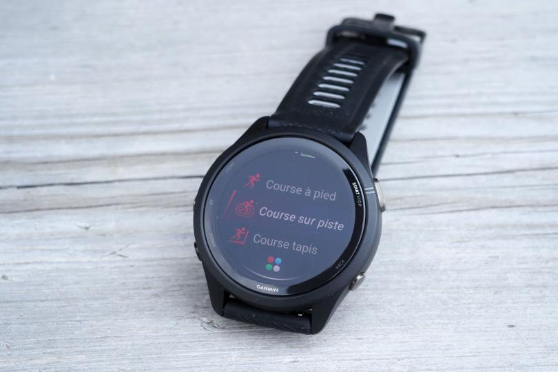 Test de la Garmin Forerunner 265