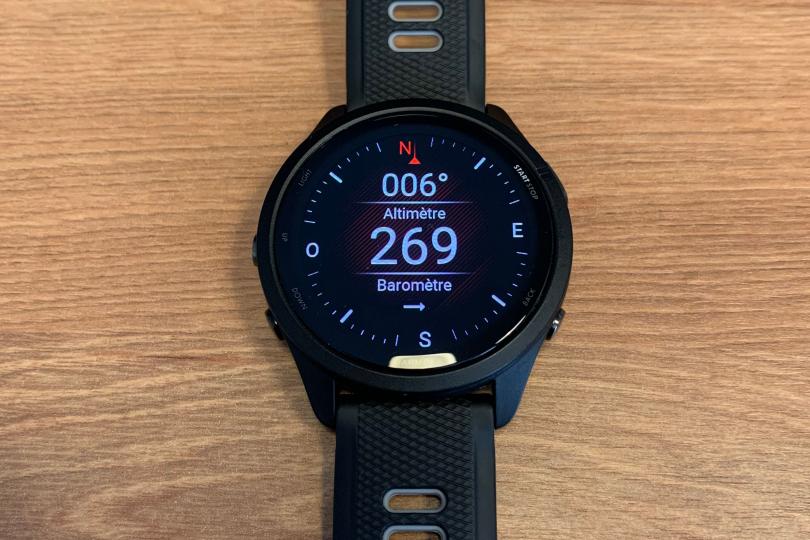 Test de la Garmin Forerunner 265