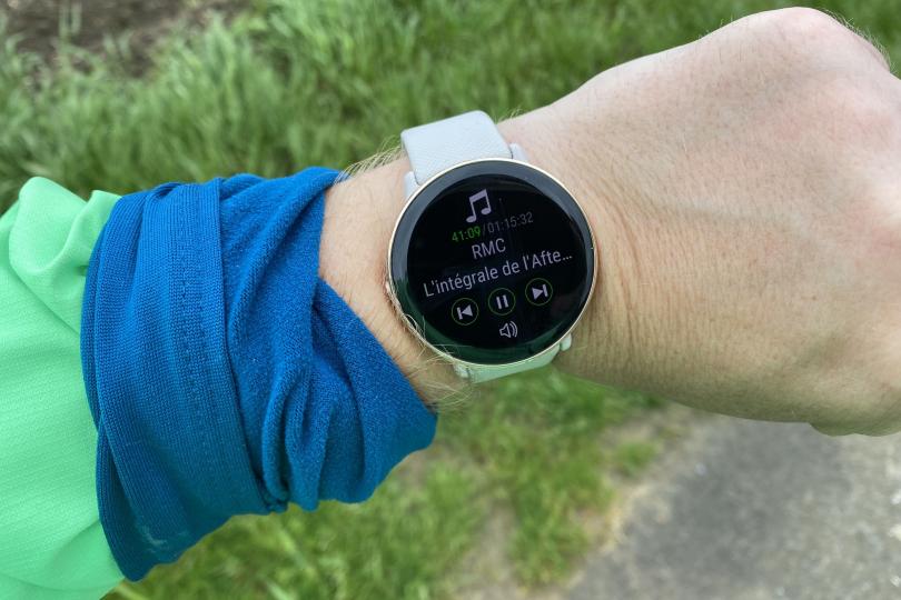Test de la Polar Ignite 3 - lecteur de musique