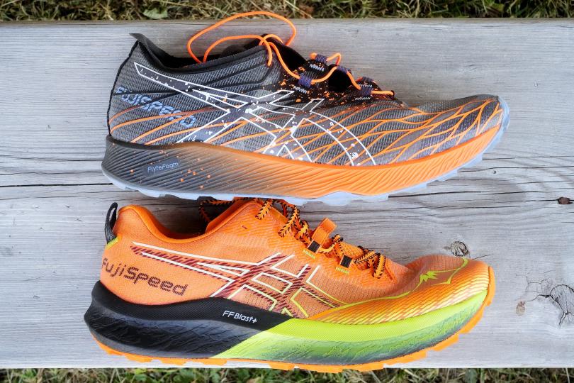 Comparaison Asics FujiSpeed V1 et V2