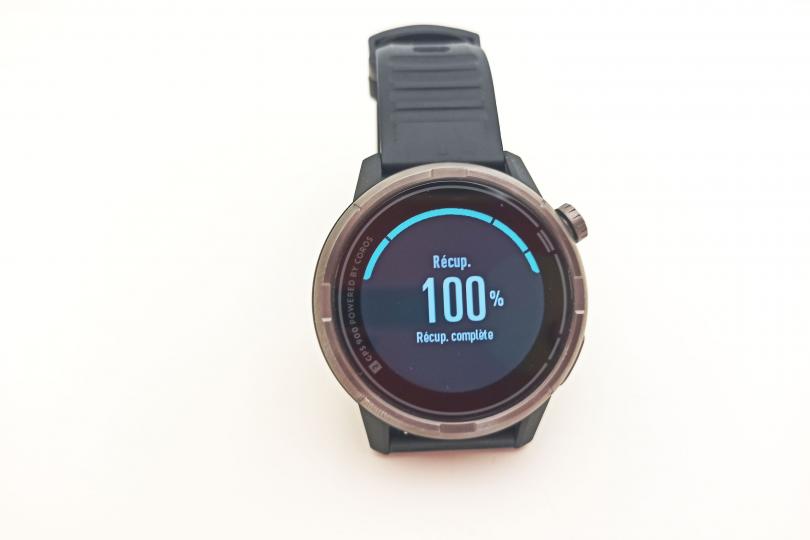 Decathlon GPS 900 by Coros, écran de récupération