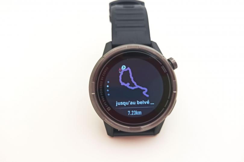 Decathlon GPS 900 by Coros, trace de la sortie