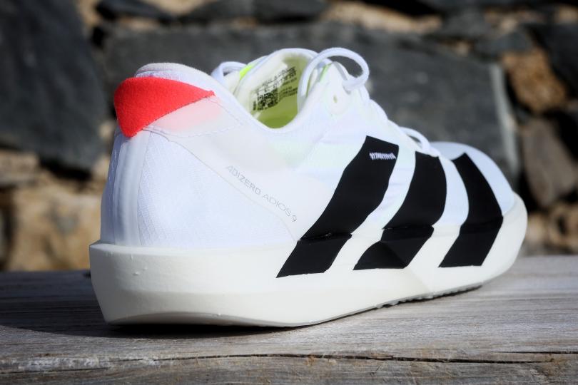 adidas Adizero Adios 9, vue 3/4 arrière