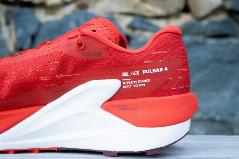 Zoom sur le talon de la S/Lab Pulsar 4