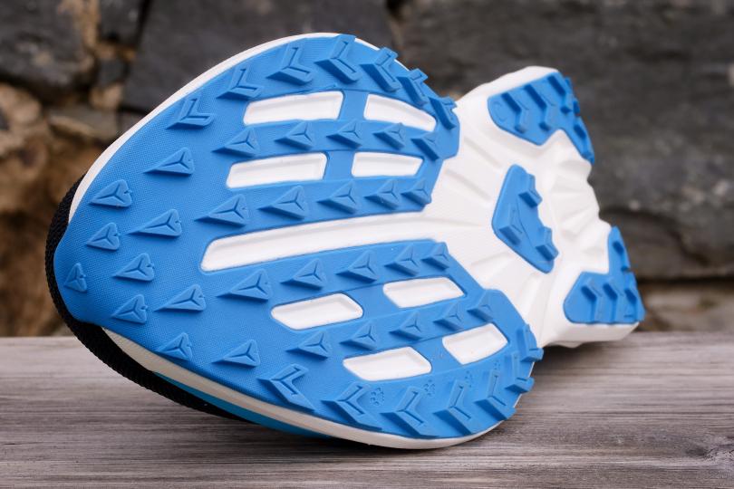 La semelle extérieure de la Hoka Rocket X Trail