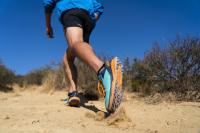 Hoka Zinal, en montée, avec la semelle Vibram