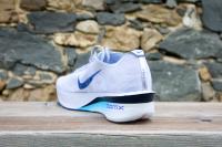 Nike Vaporfly 4, vue 3/4 arrière et talon